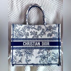 Christian Dior LARGE Book Tote. Used once. STUNNING